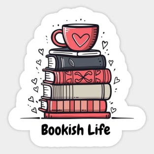 Bookish Life Sticker